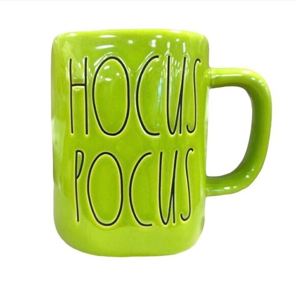 Rae Dunn HOCUS POCUS Mug - allside green - Halloween - Picture 1 of 6